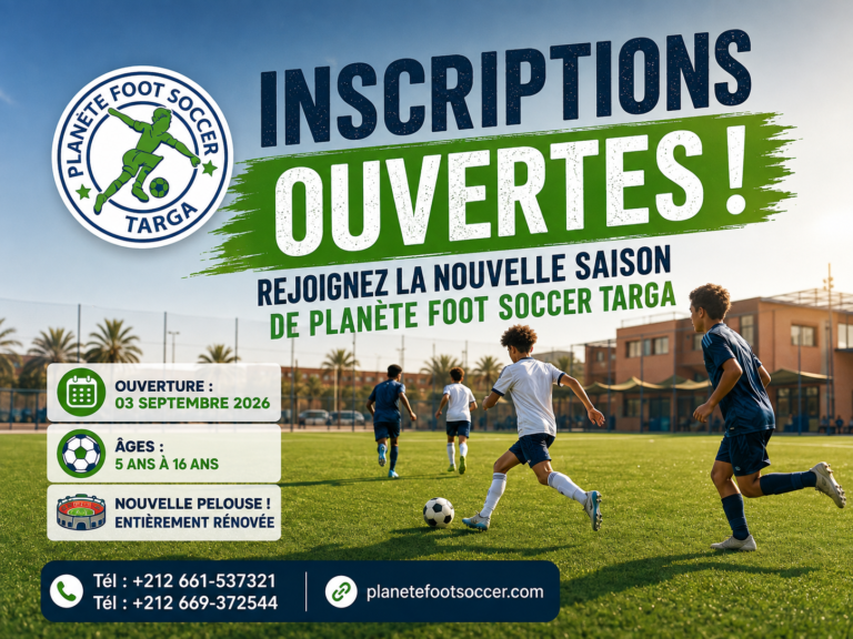 Inscriptions ouvertes pour la nouvelle saison de Planète Foot Soccer Targa !