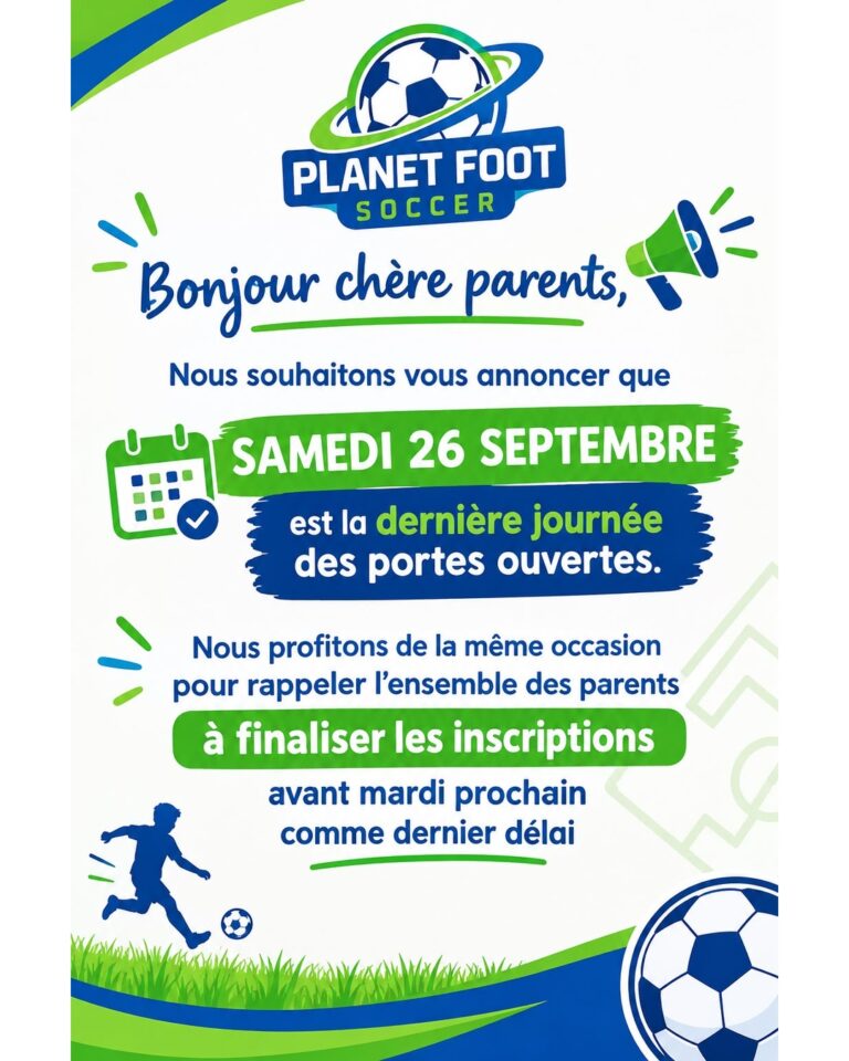 Dernière journée portes ouvertes : rendez-vous le samedi 26 septembre !