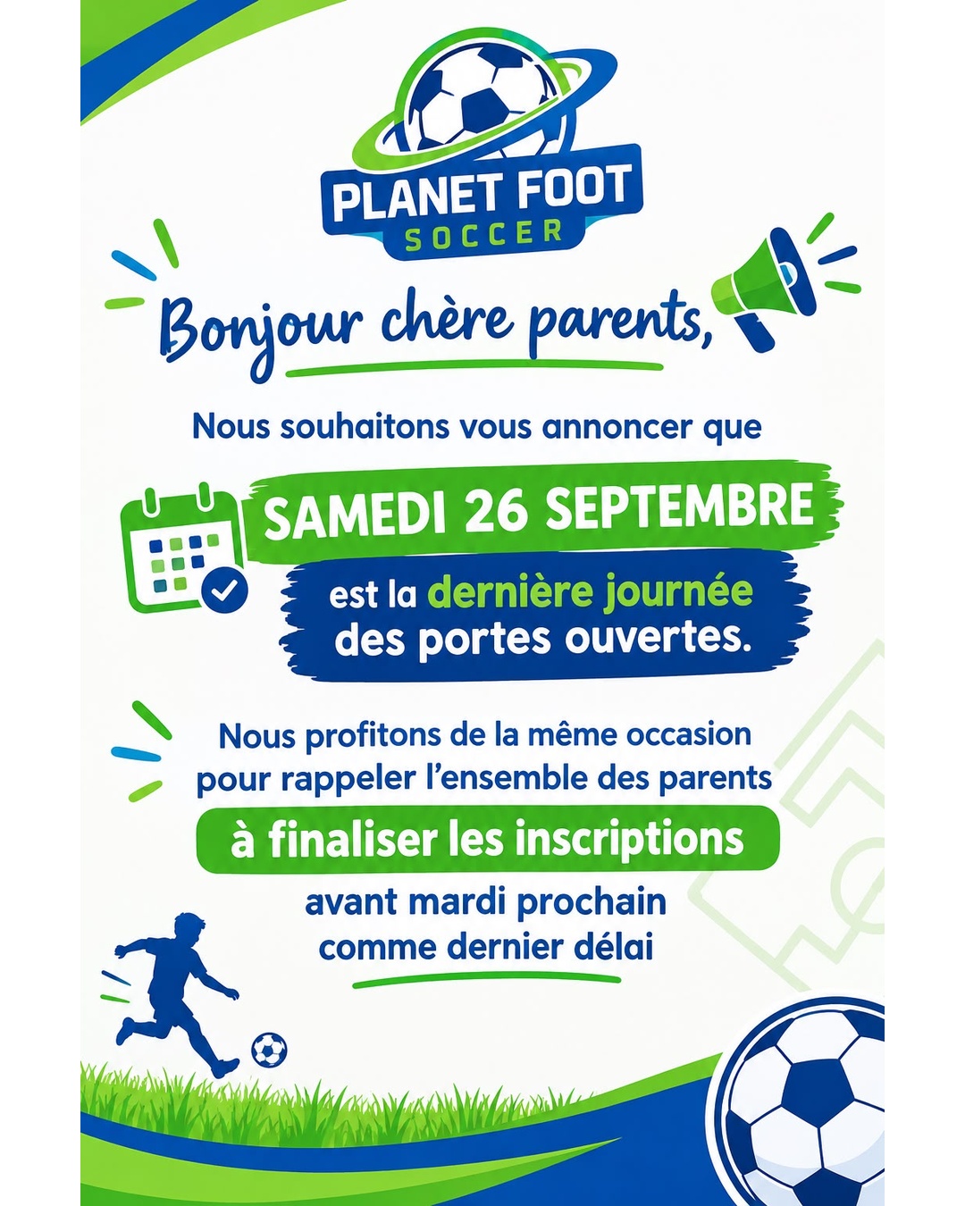 Dernière journée portes ouvertes : rendez-vous le samedi 26 septembre !